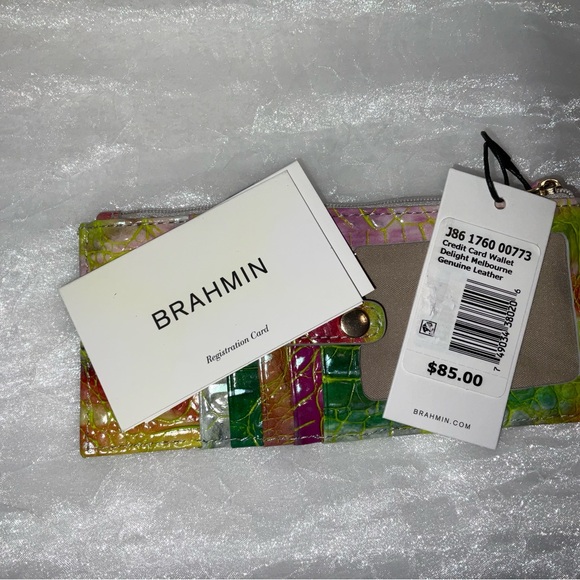 Brahmin Credit Card Wallet, Delight Melbourne, NWT - Picture 4 of 7